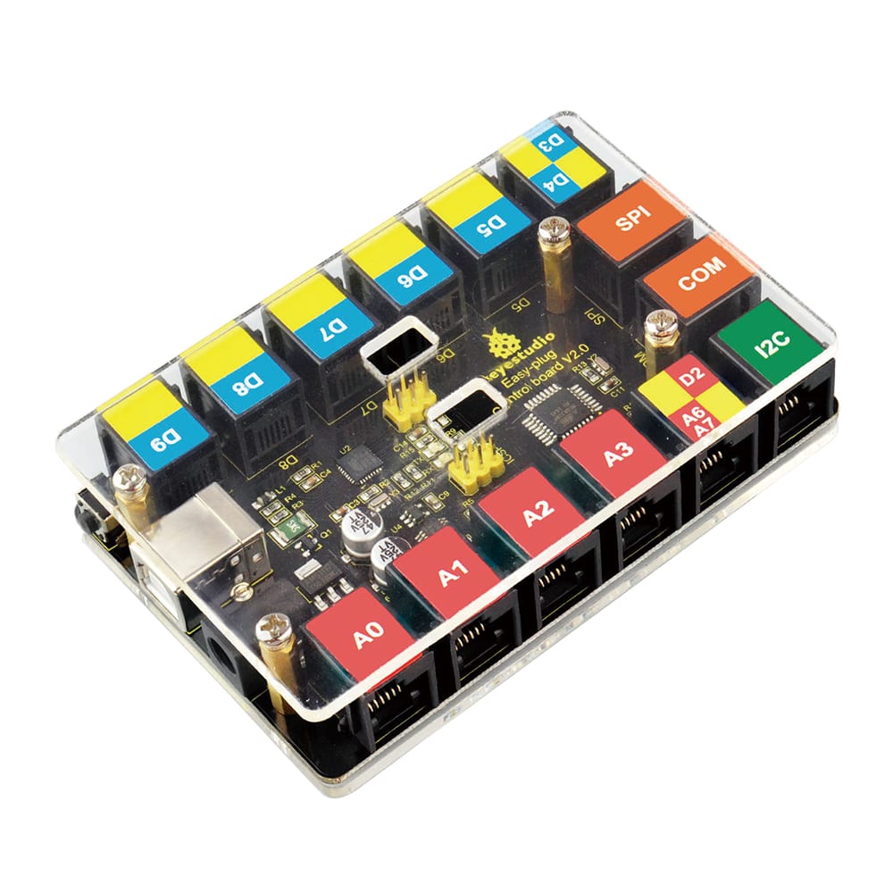 Keyestudio メインボード（Arduino用）EasyPlug　KS0240 1セット（ご注文単位1セット）【直送品】