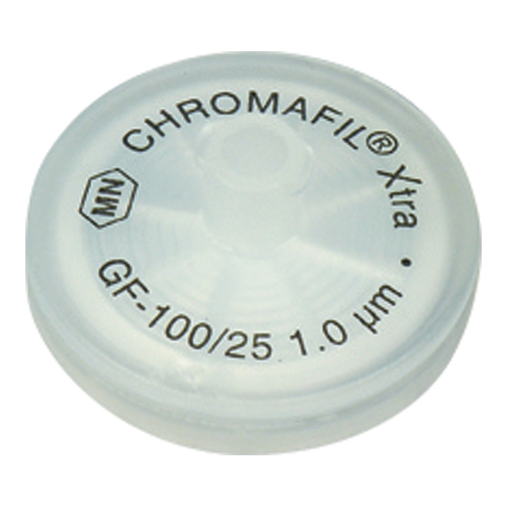 MACHEREY-NAGEL シリンジフィルター（ガラス繊維・CHROMAFIL）1um φ25mm ナチュラル 100個入　729228 1箱（ご注文単位1箱）【直送品】