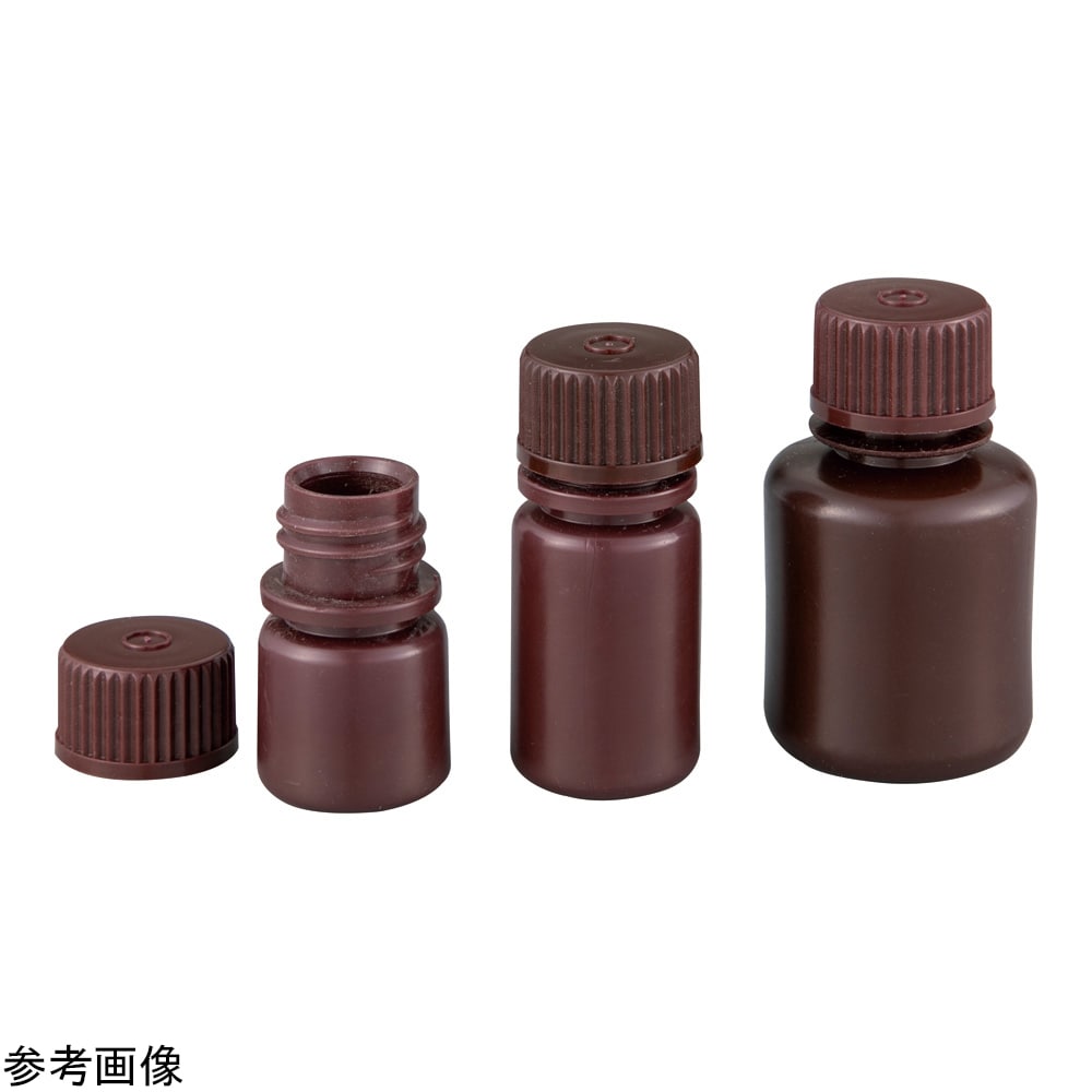 Polylab 試薬ボトル（小容量HDPE製細口アンバー）15mL　33423 1個（ご注文単位1個）【直送品】