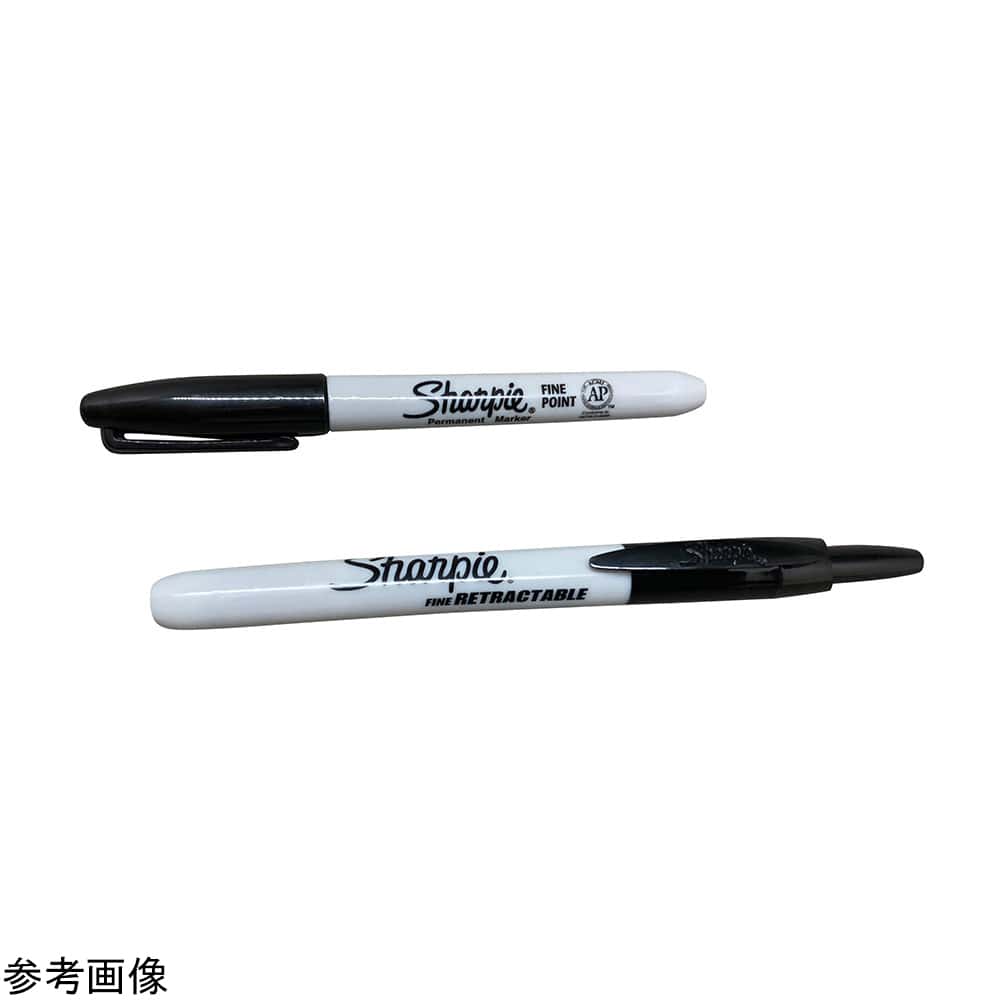 アズワン Sharpie滅菌ラボマーカー 黒 ノック式 4本入　PEN-25IR 1袋（ご注文単位1袋）【直送品】