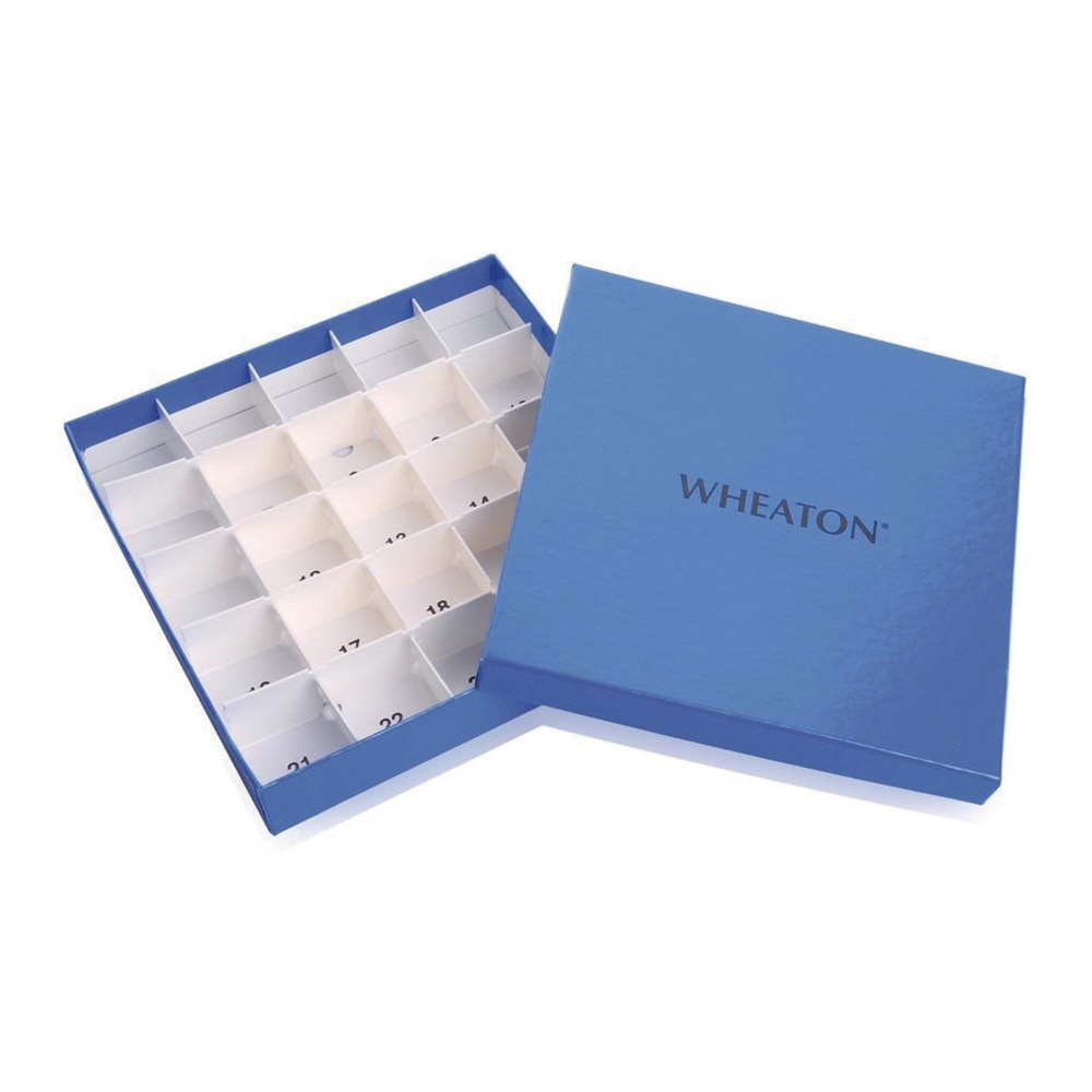 WHEATON ティシューバイアル用サンプル容器 ブルー　W651610-B 1個（ご注文単位1個）【直送品】