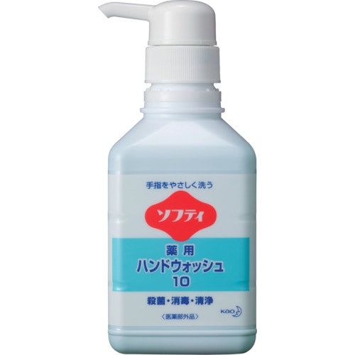 トラスコ中山 Kao 業務用ソフティ 薬用ハンドウォッシュ10 400ml 159-5480  (ご注文単位1個) 【直送品】