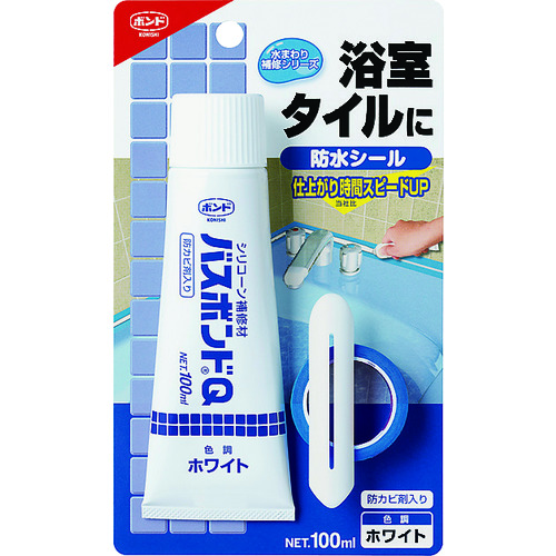 トラスコ中山 コニシ バスボンドQホワイト 100ml（ご注文単位1本）【直送品】