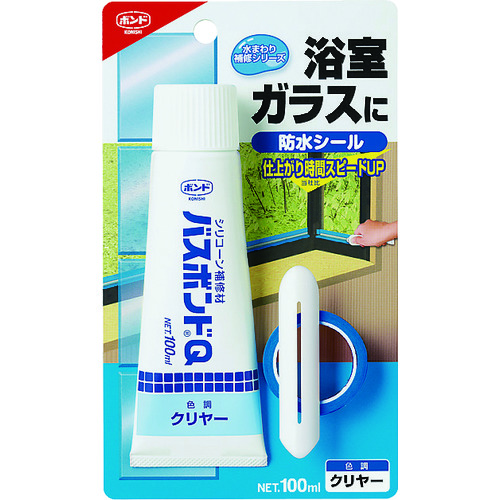 トラスコ中山 コニシ バスボンドQクリヤー 100ml（ご注文単位1本）【直送品】