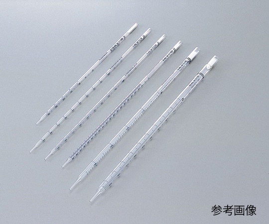 Fisher　Scientific 硼珪酸ガラス製ディスポピペット レギュラー丈（綿栓付・滅菌済） 10mL 目盛0.1ml 1箱（100本×5箱入）　13-678-27F 1箱（ご注文単位1箱）【直送品】