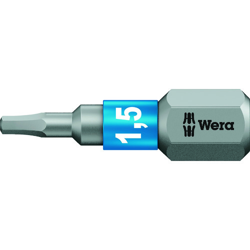 トラスコ中山 Wera 840/1 BTZ ヘックスプラスビット 1.5 x 25 mm（ご注文単位1本）【直送品】