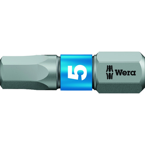 トラスコ中山 Wera 840/1 BTZ ヘックスプラスビット 5.0 x 25 mm（ご注文単位1本）【直送品】