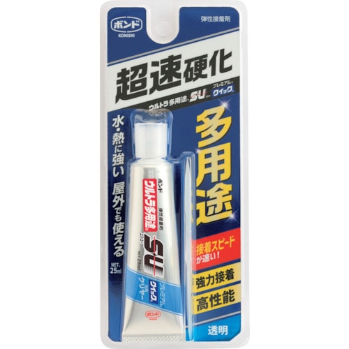 トラスコ中山 コニシ ボンド ウルトラ多用途SUプレミアムクイック/25ml（ご注文単位1本）【直送品】