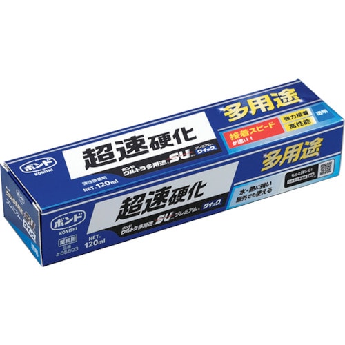 トラスコ中山 コニシ ボンド ウルトラ多用途SUプレミアムクイック/120ml（ご注文単位1本）【直送品】