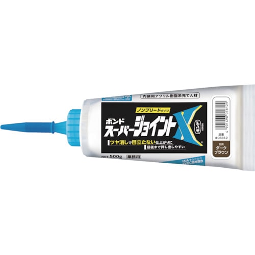 トラスコ中山 コニシ スーパージョイントX ダークブラウン 500g（ご注文単位1本）【直送品】