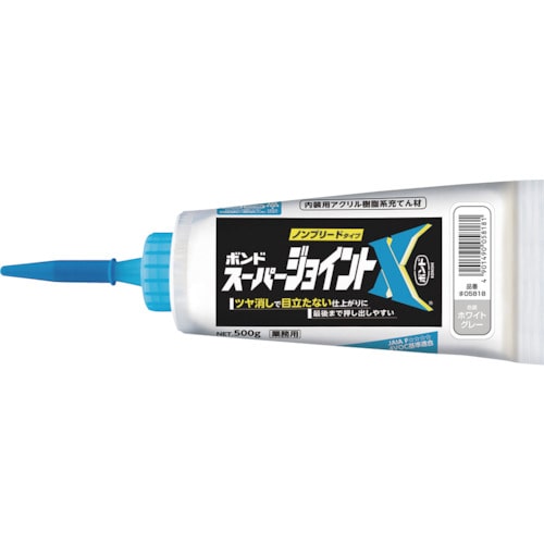 トラスコ中山 コニシ スーパージョイントX ホワイトグレー 500g（ご注文単位1本）【直送品】