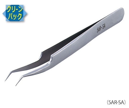 RUBIS MEISTER　ピンセット　SA(耐酸鋼)製　クリーンパック　No.5AR　5AR-SA 1本（ご注文単位1本）【直送品】