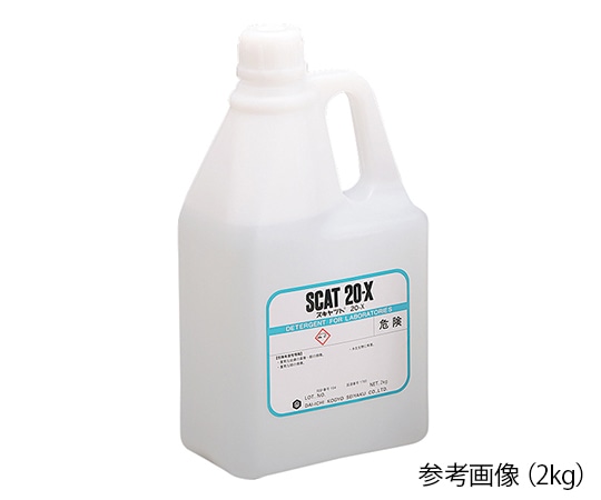 アズワン 液体洗浄剤 スキャット(R) アルカリ性 20kg　20X 1個（ご注文単位1個）【直送品】