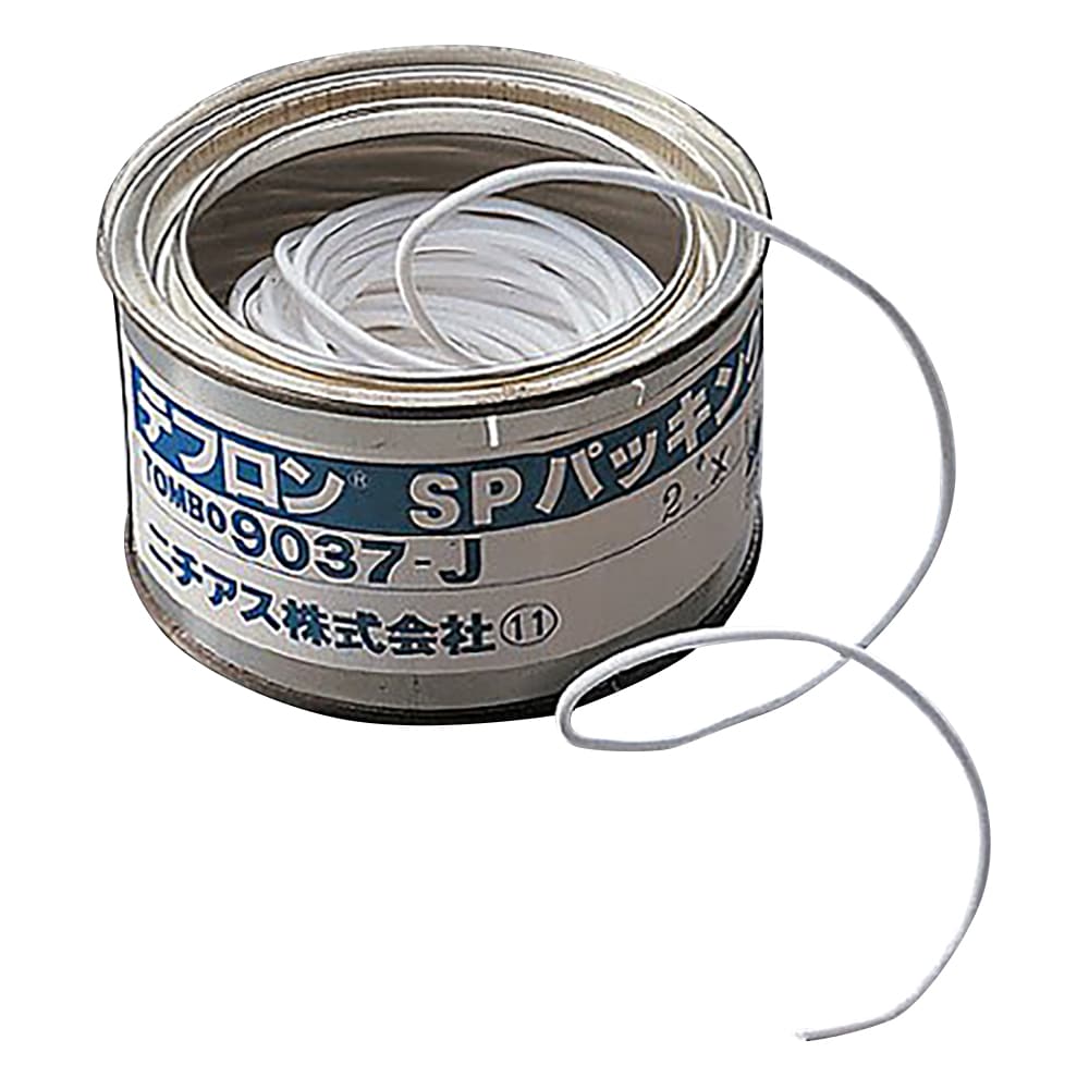 ニチアス SPパッキン（フッ素樹脂製）　2.4mm×15m　TOMBO No,9037-J 1個（ご注文単位1個）【直送品】