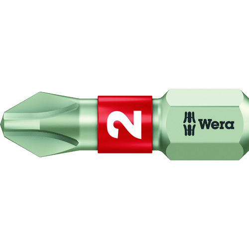 トラスコ中山 Wera 3851/1 ステンレストーションビット プラス2X25（ご注文単位1本）【直送品】