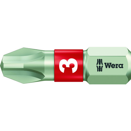 トラスコ中山 Wera 3851/1 ステンレストーションビット プラス3X25（ご注文単位1本）【直送品】