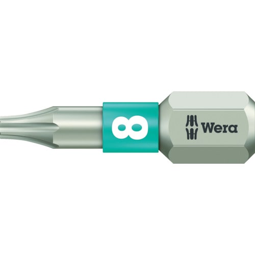 トラスコ中山 Wera 3867/1 ステンレストーションビット トルクス8X25（ご注文単位1本）【直送品】