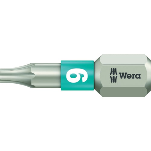 トラスコ中山 Wera 3867/1 ステンレストーションビット トルクス9X25（ご注文単位1本）【直送品】