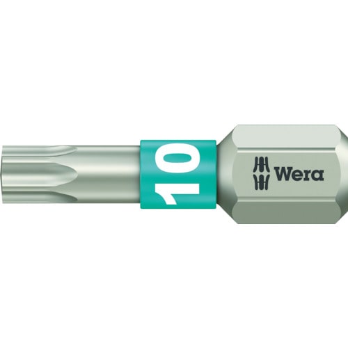 トラスコ中山 Wera 3867/1 ステンレストーションビット トルクス10X25（ご注文単位1本）【直送品】