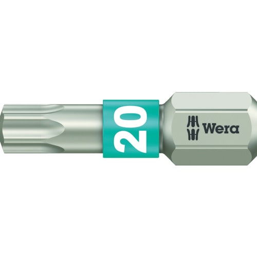 トラスコ中山 Wera 3867/1 ステンレストーションビット トルクス20X25（ご注文単位1本）【直送品】