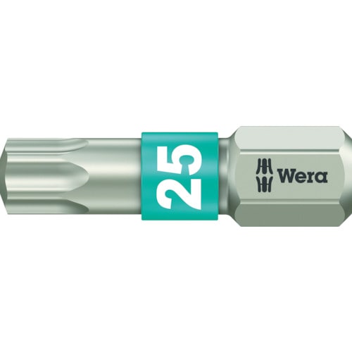 トラスコ中山 Wera 3867/1 ステンレストーションビット トルクス25X25（ご注文単位1本）【直送品】