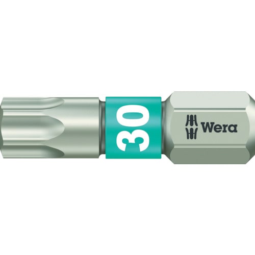 トラスコ中山 Wera 3867/1 ステンレストーションビット トルクス30X25（ご注文単位1本）【直送品】