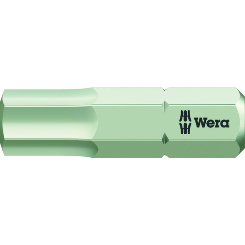 トラスコ中山 Wera 3840/1 ステンレストーションビット ヘキサゴン6.0X25（ご注文単位1本）【直送品】