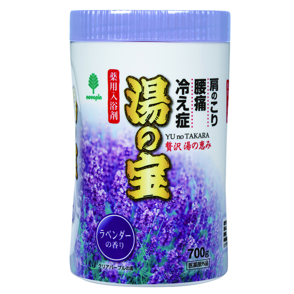 紀陽除虫菊 入浴剤 （湯の宝） ラベンダーの香り 700g　 1個（ご注文単位1個）【直送品】