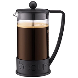 ボダム　bodum フレンチプレスコーヒーメーカー　1.0L ブラジル ブラック 1093801 1個（ご注文単位1個）【直送品】