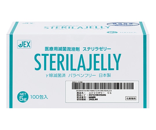 ジェクス 医療用滅菌潤滑剤　ステリラゼリー　100包入　 1箱（ご注文単位1箱）【直送品】