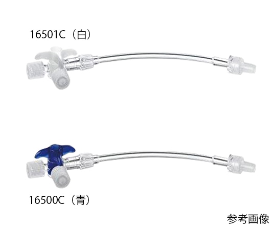 ニプロ ディスコフィックスC 三方活栓 白 3バー 360° 延長チューブ100mm　1箱(50個入)　17517 1箱（ご注文単位1箱）【直送品】