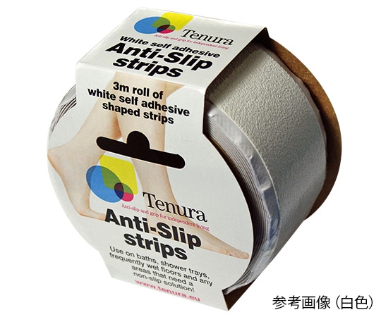 Tenura スリップ防止ステッカー　長方形　200×20　白色　30枚入　T/AQUA/S-WHITE 1巻（ご注文単位1巻）【直送品】