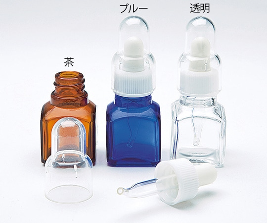 堀内製作所 スポイト薬瓶（オーバーキャップ付き）　9mL　透明　G-04 1個（ご注文単位1個）【直送品】