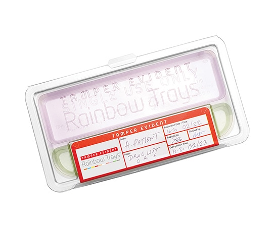 Uvamed 保管運搬用麻酔薬管理トレー　Rainbow Trays?　タンパーエビデントトレー　 1セット（ご注文単位1セット）【直送品】