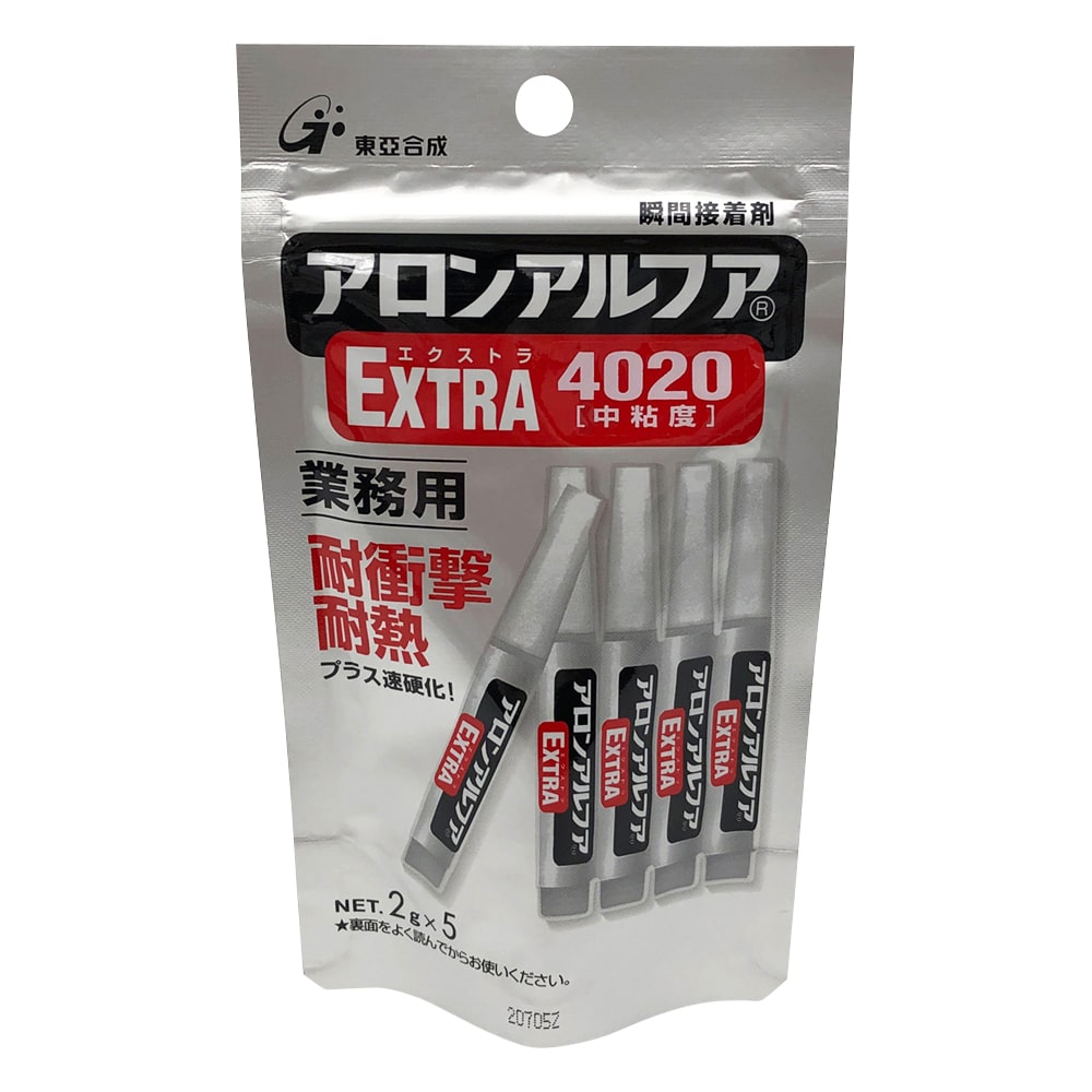 アロンアルファ アロンアルファ（R）1袋（5本入）　AA-EXTRA-10g-4020 1袋（ご注文単位1袋）【直送品】