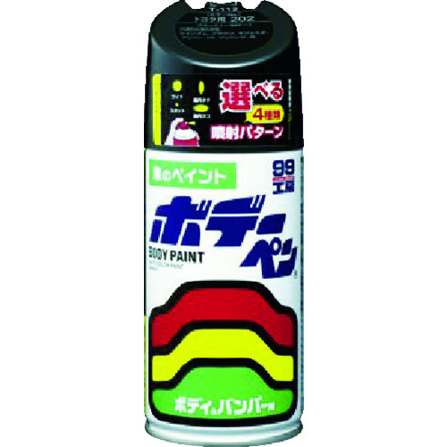 トラスコ中山 ソフト99 ボデーペン(ソリッド) T-112 黒（ご注文単位1本）【直送品】