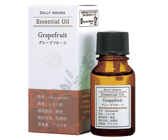 アズワン デイリーアロマエッセンシャルオイル　10mL　グレープフルーツ　13923 1本（ご注文単位1本）【直送品】