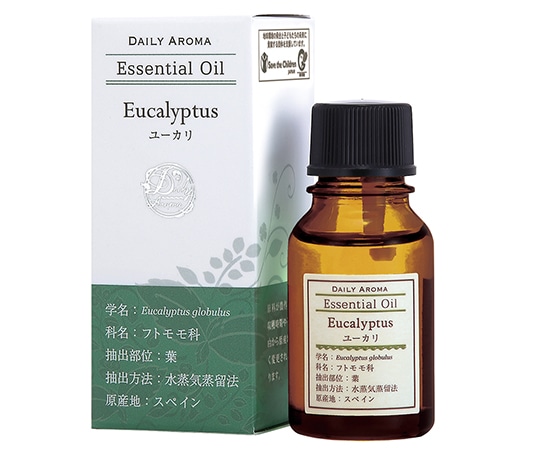 アズワン デイリーアロマエッセンシャルオイル　10mL　ユーカリ　13941 1本（ご注文単位1本）【直送品】