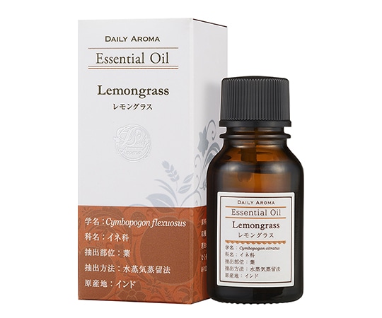 アズワン デイリーアロマエッセンシャルオイル　10mL　レモングラス　13924 1本（ご注文単位1本）【直送品】