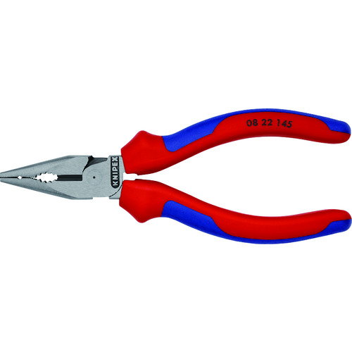 トラスコ中山 KNIPEX ニードルノーズペンチ 145mm コンフォートハンドル　116-3227（ご注文単位1個）【直送品】