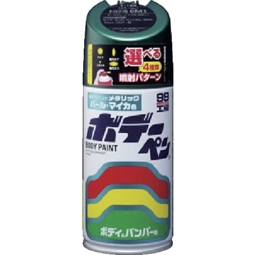 トラスコ中山 ソフト99 ボデーペン(メタリック・マイカ) N-258 黒（ご注文単位1本）【直送品】