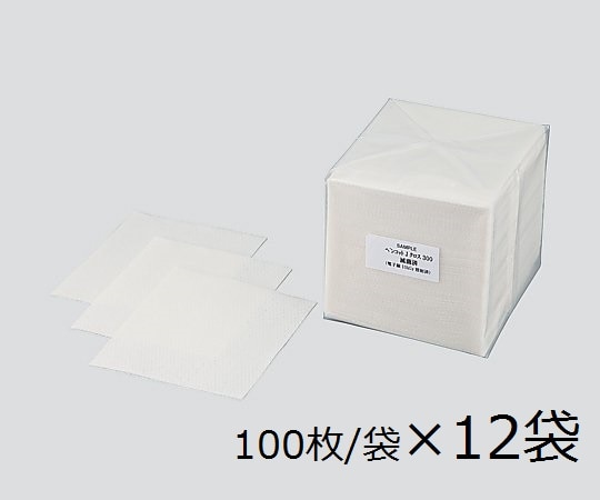 アズワン 滅菌ベンコット（R）　100枚×12袋入　 1箱（ご注文単位1箱）【直送品】