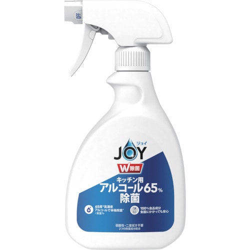 トラスコ中山 P＆G ジョイ W除菌 スプレー キッチン用 65％アルコール 本体 350ml 454-9677  (ご注文単位1本) 【直送品】