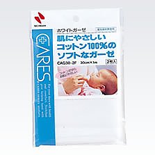 ニチバン ホワイトガーゼ 1個（2枚入）　CAG30-2F 1個（ご注文単位1個）【直送品】