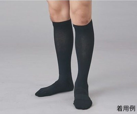 岡本 足もとソリューション（ドクター用ソックス）　黒　27-29cm　F372-227-28-90 1足（ご注文単位1足）【直送品】