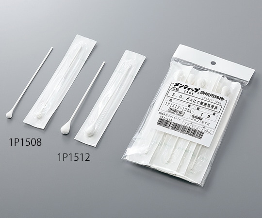 日本綿棒 メンティップ病院用綿棒　Φ12×150mm　1本入×10袋　1P1512 1パック（ご注文単位1パック）【直送品】