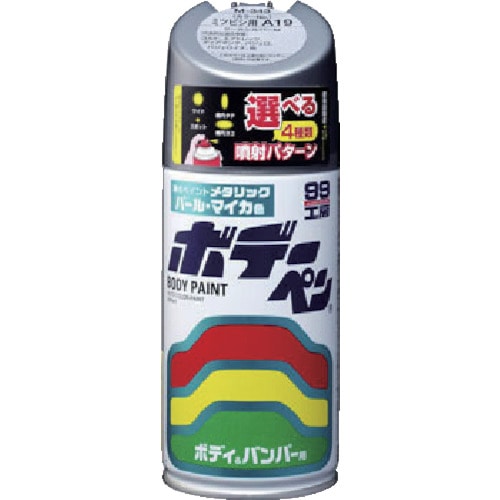 トラスコ中山 ソフト99 ボデーペン(メタリック・マイカ) D-907 灰（ご注文単位1本）【直送品】