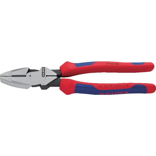 トラスコ中山 KNIPEX 架線工事用強力ペンチ（ご注文単位1個）【直送品】