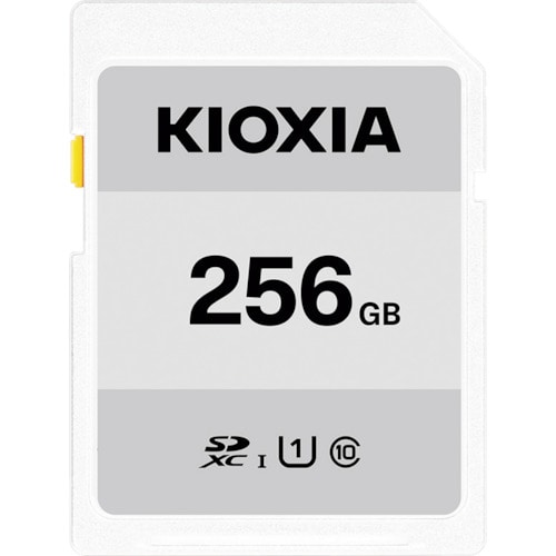 トラスコ中山 キオクシア ベーシックSDメモリカード 256GB KSDB－A256G 424-7800  (ご注文単位1個) 【直送品】