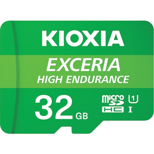 トラスコ中山 キオクシア 高耐久microSDメモリカード 32GB KEMU-A032G（ご注文単位1個）【直送品】